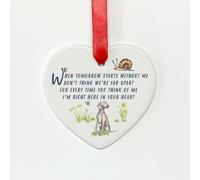 Image Industry Weimaraner Memorial Ceramic Heart Keepsake Gift