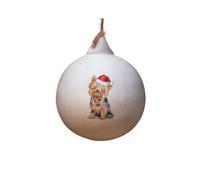 Image Industry Yorkshire Terrier Ceramic Bauble - Tree Decoration - Christmas Decorations Dog Gift - Dog Lovers