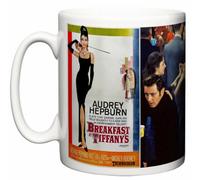 Image is Everything Breakfast at Tiffany's Classic 1961 Romantic Comedy Movie Holly Golightly Audrey Hepburn George Peppard New 11oz Ceramic Tea Coffee Mug Gift