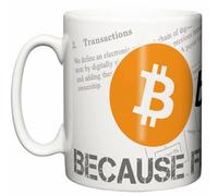 Image is Everything IIE, Bitcoin Because Fock Banks on Satoshi White Paper, BTC Cryptoasset Token Cryptocurrency New 11oz Ceramic Mug Gift