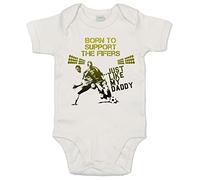 Image is Everything IiE, Born to support The Fifers Just like my Daddy, Baby Football Supporter Bodysuit, 0-3m, White