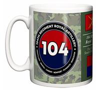 Image is Everything IIE, British Army 104 Regiment Royal Artillery Badge Motto TRF Soldier Tea Coffee 11oz Mug Gift