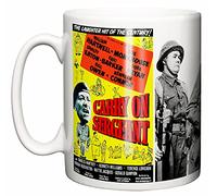 Image is Everything IIE, Carry On Sergeant 1958 Classic Britsih Comedy Movie Poster & Scene on New Ceramic Mug Gift