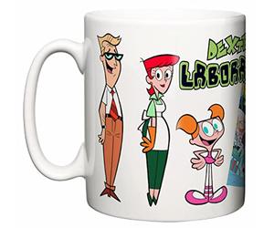 Image is Everything IIE, Dexter's Laboratory Cartoon Network Classic Children's Animation 1996 Ceramic Coffee 11oz Mug Gift