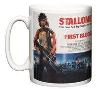 Image is Everything IIE, First Blood Classic Action Movie Poster and Scene 1982 Sylvester Stallon John Rambo Brian Dennehy New 11oz Ceramic Tea Coffee Mug Gift