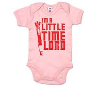 Image is Everything IIE, I'm a Little Time Lord, Baby Boy, Short Sleeve Bodysuit, 0-3m, Pink