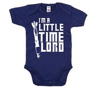 Image is Everything IIE, I'm a Little Time Lord, Baby Boy, Short Sleeve Bodysuit, 3-6m, Navy