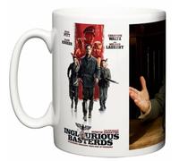 Image is Everything IIE, Inglorious Basterds Quentin Tarantino Original Movie Poster and Scene 2009 Brad Pitt Christoph Waltz New 11oz Ceramic Tea Coffee Mug Gift