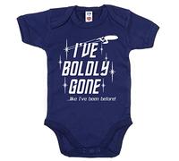 Image is Everything IIE, I've Boldly Gone, Like I've Been Before!, Baby Unisex Bodysuit, 6-12m, Navy