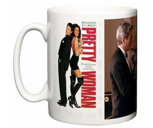 Image is Everything IIE, Pretty Woman Original Romantic Comedy Movie Poster and Scene 1990 Julia Roberts Richard Gere 11oz Ceramic Tea Coffee Mug Gift