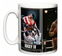 Image is Everything IIE, Rocky IV Original Boxing Movie Poster and Scene 1985 Sylvester Stallone Carl Weathers Dolph Lundgren 11oz Ceramic Tea Coffee Mug Gift