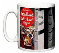 Image is Everything IIE, Safety Last! Original Silent Comedy Movie Poster and Scene 1923 Harold Lloyd Mildred Davies 11oz Ceramic Tea Coffee Mug Gift