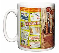 Image is Everything IIE, The Italian Job Original Movie Poster and Scene Michael Caine 1969 Ceramic Tea Coffee 11oz Mug Gift