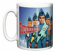 Image is Everything IIE, Thunderbirds Classic Children's TV Puppet Show Virgil Lady Penelope Brains Alan Scott Tracy Island Tea Coffee 11oz Mug Gift