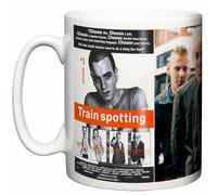 Image is Everything IIE, Trainspotting Original Danny Boyle Comedy Movie Poster and Scene 1996 Ewan McGregor Jonny Lee Miller 11oz Ceramic Tea Coffee Mug Gift