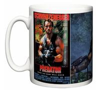 Image is Everything Predator Classic 1987 Sci-Fi Monster Horror Movie Poster & Scene Arnold Schwarzenegger Dutch New 11oz Ceramic Tea Coffee Mug Gift