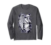 Image of a Weeping Angel - with Splashes 1 - Fan Fun Long Sleeve T-Shirt