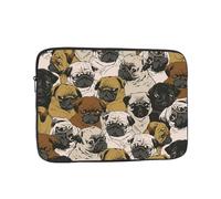 Imagen De Pug Printed Laptop Sleeve For 13 Inch Laptop, Shockproof Oxford Fabric Laptop Protective Case Laptop Bag