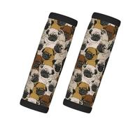 Imagen De Pug Printed Neoprene Luggage Handle Wrap