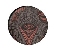 Imágenes De Estilo Terror Funda Para Neumático Antipolvo Funda De Llanta De Repuesto Impermeable Cubierta De Neumático De Repuesto Para Vehículo Todoterreno Trailer