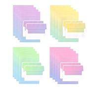 IMagicoo 48 Cute Colorful Writing Stationery Paper Letter Set with 24 Envelope & Label Seal Sticker