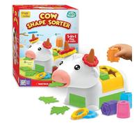 Imagimake Leaps & Bounds - Cow Shape Sorter, 5-in-1 Activity Toy, Ages 1+