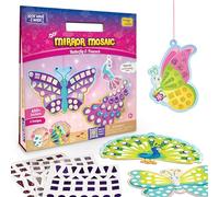 Imagimake Mirror Mosaic - Butterfly & Peacock, 5 Templates, 450+ Stickers
