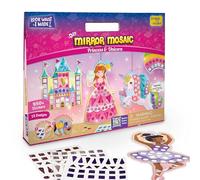 Imagimake Mirror Mosaic - Princess & Unicorn, 10 Templates, 950+ Stickers