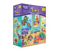 Imagimake Princess Craft Kit | 10 Mess-Free DIY Activities | Bracelet Making Kit, Unicorn Pouch, Butterfly Wands & More | Unicorn Gifts for Kids | Gifts for 5 Year Old Girls | 5 Year Old Girls Gifts