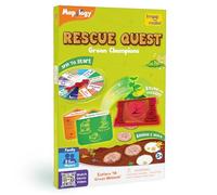 Imagimake Rescue Quest - Green Champions | Spin, Discover & Rescue Camp | Educational Board Games | Travel Games for Kids | Family Games | STEM Toys | 5,6,7,8,9,10 Year Old Gifts for Girls & Boys