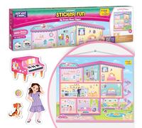 Imagimake Sticker Fun - My Dream House Playset | 200+ Reusebale Stickers