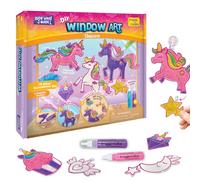Imagimake Window Art - Unicorn, DIY Mess-Free Craft Kit for Kids Ages 5+