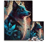 Imaginary Border Collie 1000 Piece Jigsaw Puzzle Impossible Jigsaw Puzzles for Adults Adult Game Gift Family Interactive Game Brain Challenge Gift 26X38CM/10.23x14.96inch