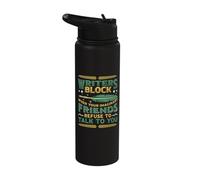 Imaginary Friends Funny Writer Author Stainless Steel Insulated Water Bottle