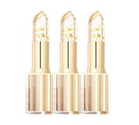 Imaginaryl Lipstick, Crystal Clear Color Changing Lipstick, Transferproof Color-Changing Lipsticks Crystalclear Color Alchemy Auto-Tints on Contact, Deep Nourishment (3pcs)