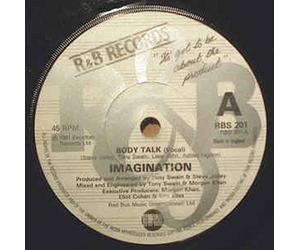 Imagination - Imagination Body Talk 7" R&B RBS201 EX 1981 there is writing on side one label