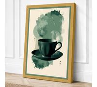 Imagination in a Teacup Canvas Wall Art Print 18x12 Inch