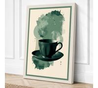 Imagination in a Teacup Canvas Wall Art Print 24x16 Inch