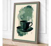 Imagination in a Teacup Canvas Wall Art Print 36x24 Inch