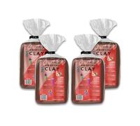 Imagination Studio® Reinforced Premium Air Drying Modelling Clay (Stone), 12.5Kg -, Natural and Eco-Friendly (1 Bag of 12.5KG) (Terracotta, Pack of 4)