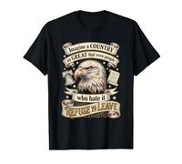 Imagine A Country So Great Patriotic America Flag Value Graphic T-Shirt