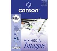 Imagine A3 50 Sheets 200 Grams Glued 1 Side | Canson