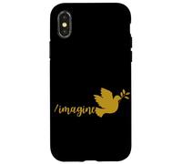 /imagine AI Design for Peace with a Dove of Peace Case for iPhone X/XS