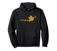 /imagine AI Design for Peace with a Dove of Peace Pullover Hoodie
