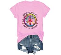 Imagine All The People Living Life in Peace Shirt, Imagine All The People Living Life in Peace T-Shirt, Unisex Pink