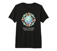 Imagine All The People Living Life Peace Earth Day 2024 Premium T-Shirt
