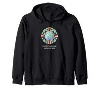 Imagine All The People Living Life Peace Earth Day 2024 Zip Hoodie