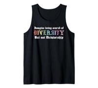 Imagine Being Scared of Diversity LGBT Pride Justice Retro Tank Top