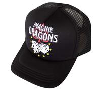 Imagine Dragons Dice Mesh Back Baseball Cap in Black Imagine Dragons Black One Size