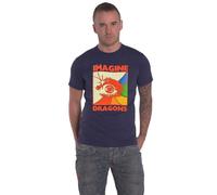Imagine Dragons Eye Band Logo T-Shirt in Navy | Size: Small Imagine Dragons Navy S